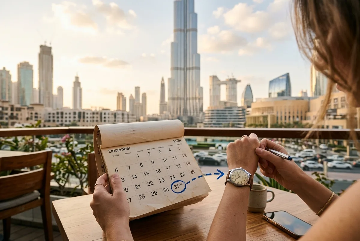illustrated map of Dubai highlights for burj khalifa tickets, burj khalifa new year pass