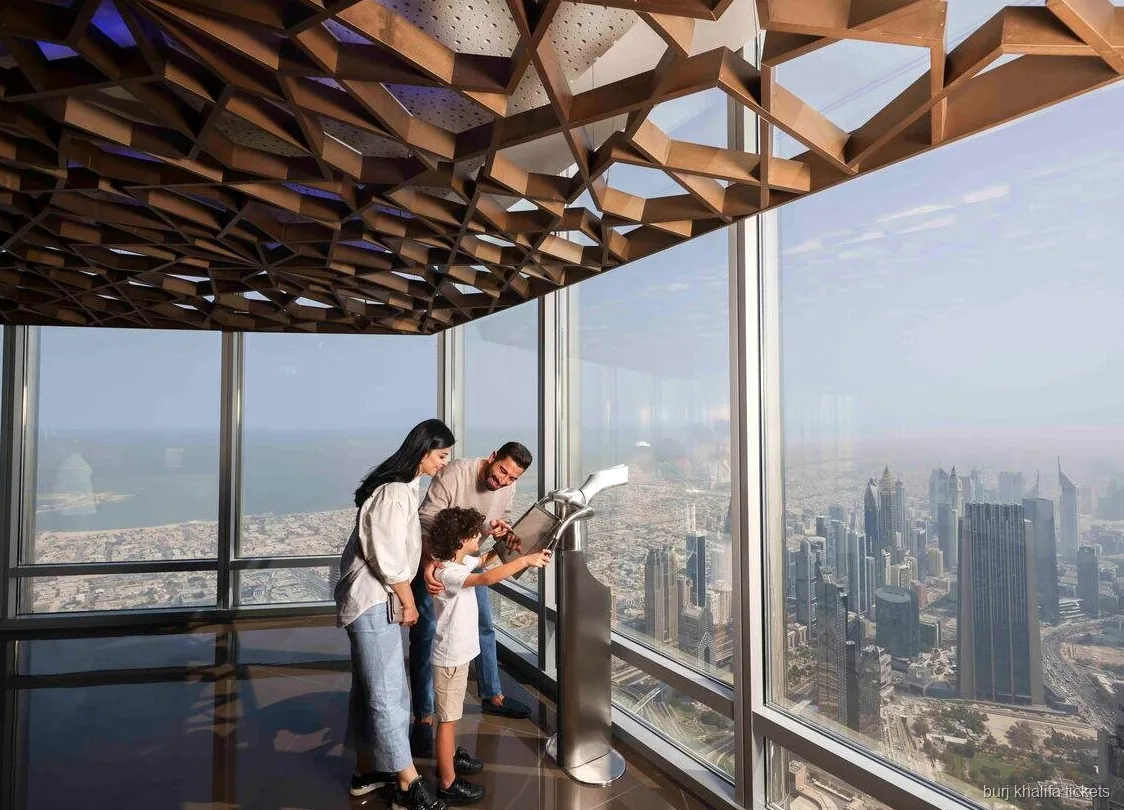 Widok na miasto wliczony w bilet wstępu bez kolejki na Burj Khalifa