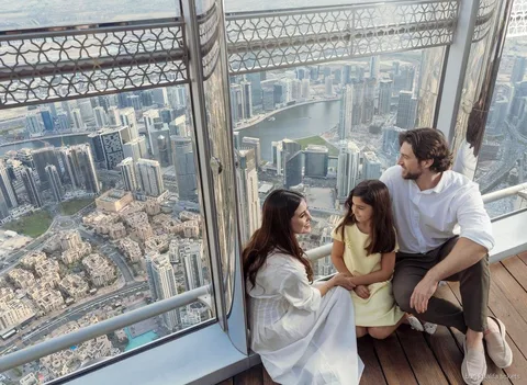 Ingang zonder rij gebruikt voor Burj Khalifa fast track tickets
