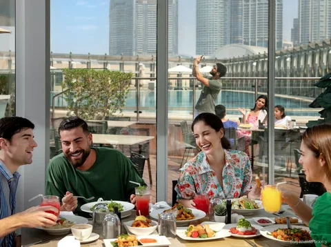 Restauracja The Burj Club objęta biletem na kolację w Burj Khalifa
